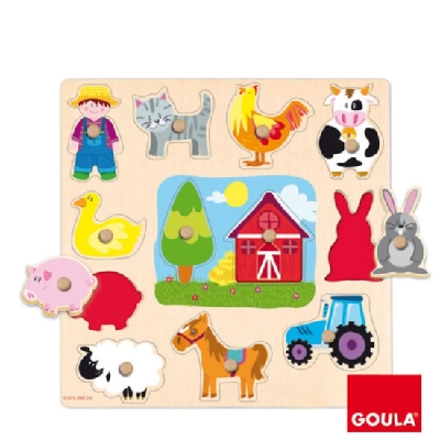 puzzle sagome fattoria