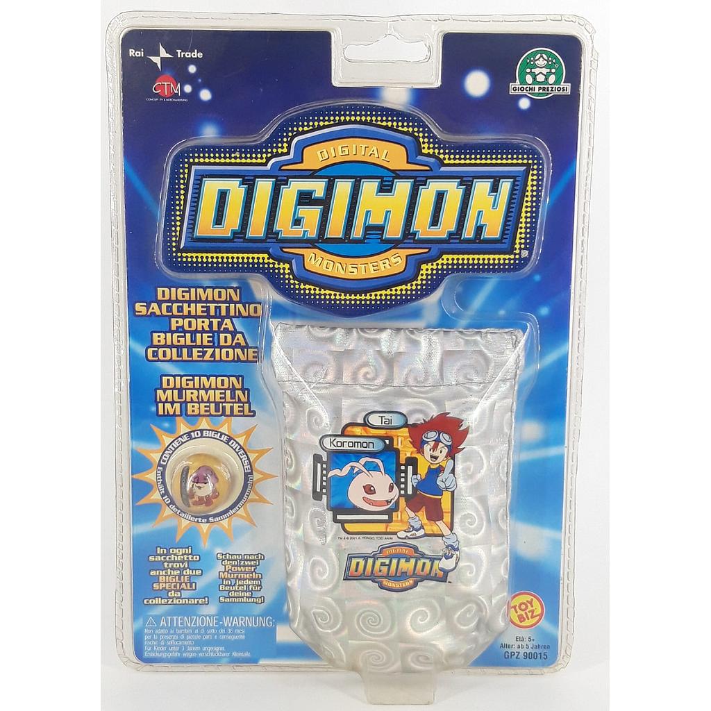 Sacchetto con biglie Digimon 1serie