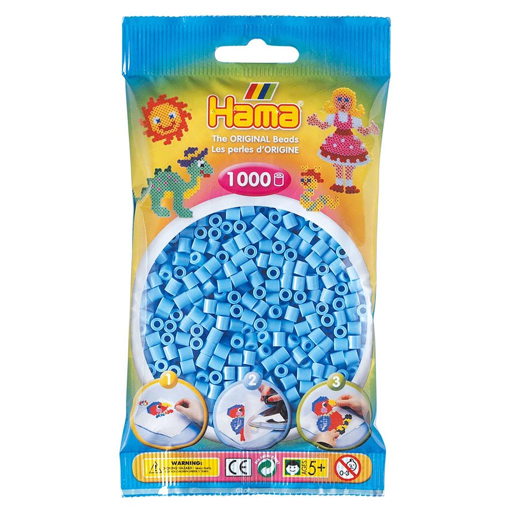 Perle Hama blu pastello 1000pz