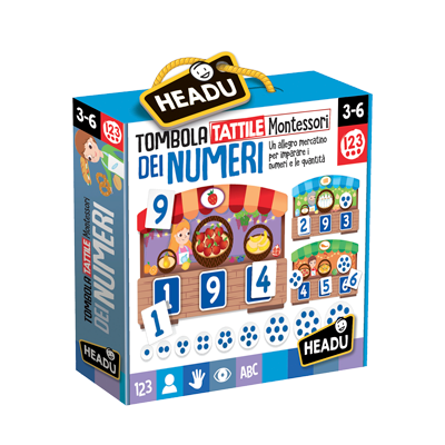 Tombola tattile Montessori dei Numeri