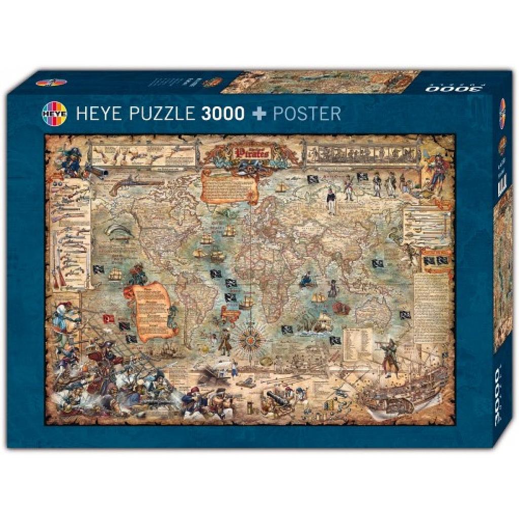 puzzle 3000pz mondo dei pirati