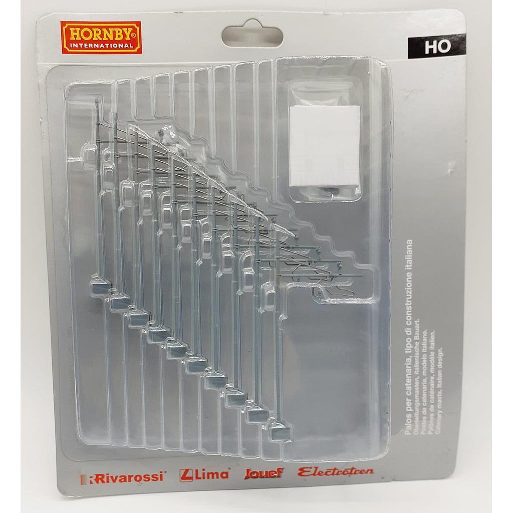 set 10 pali per catenaria tipo fs (5dx 5sx)