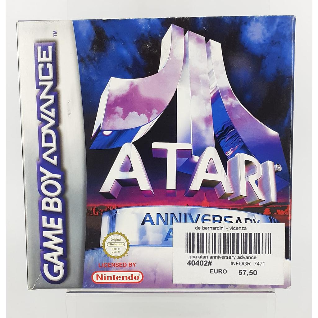Atari anniversary advance gameboy advance