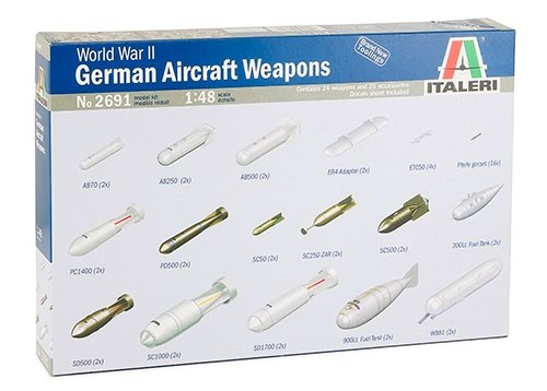 german aircraft weapons  1:48
