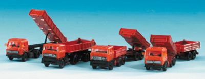 kit 4 camion rimorchio ribaltabili scala Z