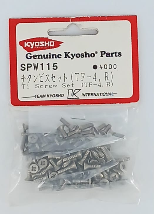 set viti titanio per Kyosho TF4 R