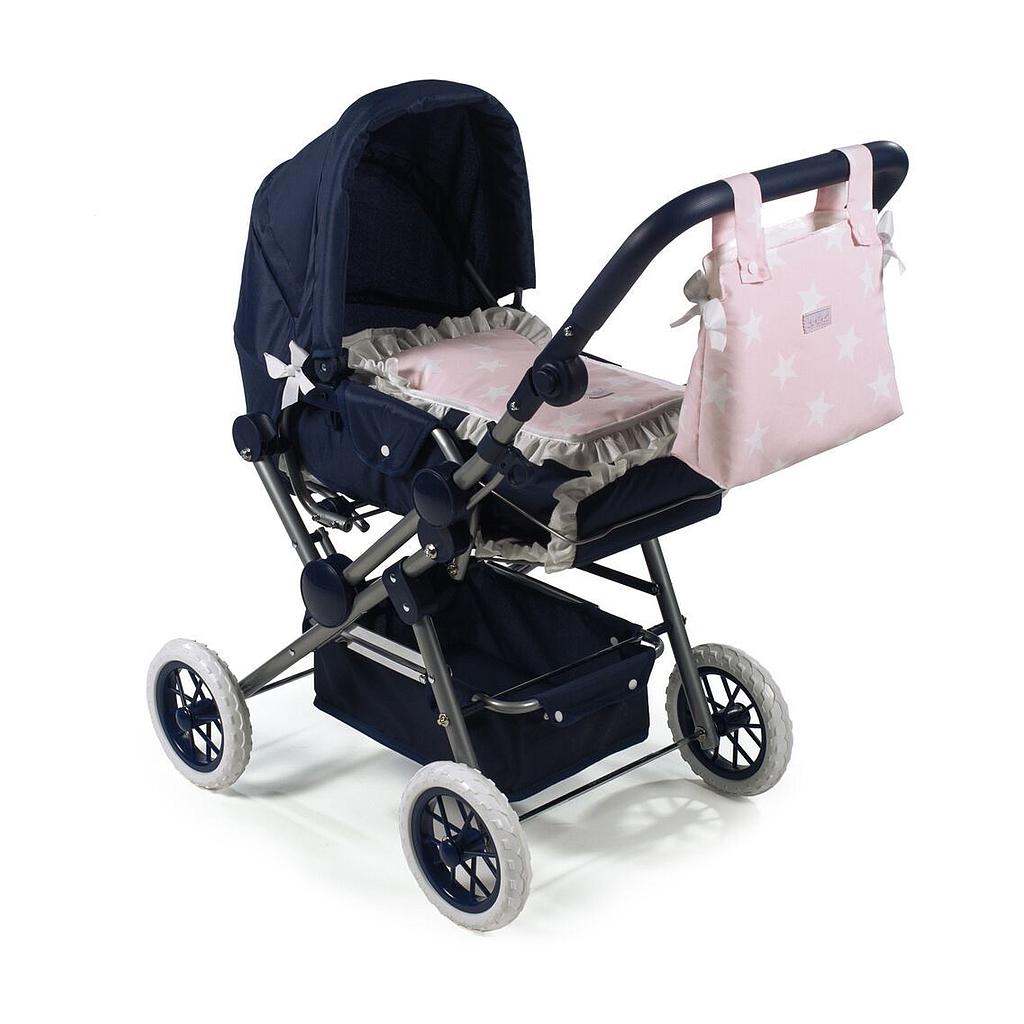 carrozzina blu carlotta xl