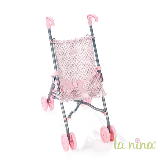 passeggino mini flor rosa