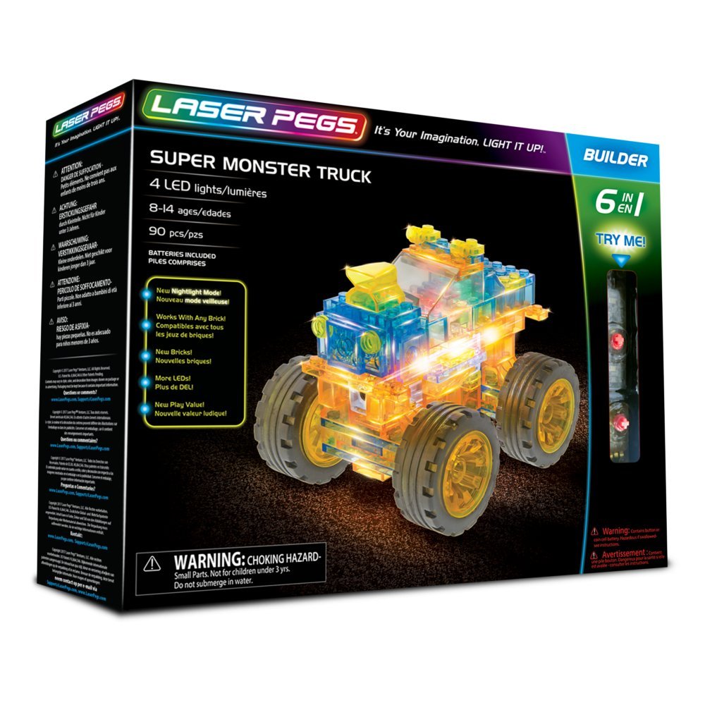 Super monster truck 6 in 1 - Laser pegs