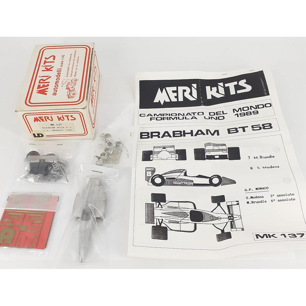 Brabham BT58 F1 GP monaco 1989 kit 1/43