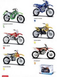 moto da cross 1/18