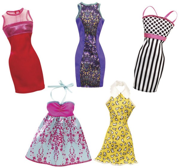 abiti barbie cfx65 assortiti
