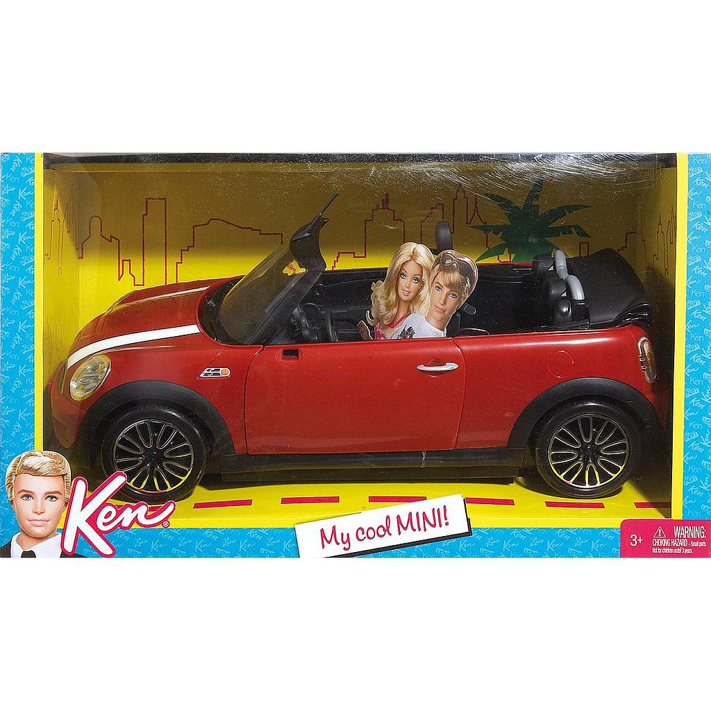 la mini cooper di barbie e ken