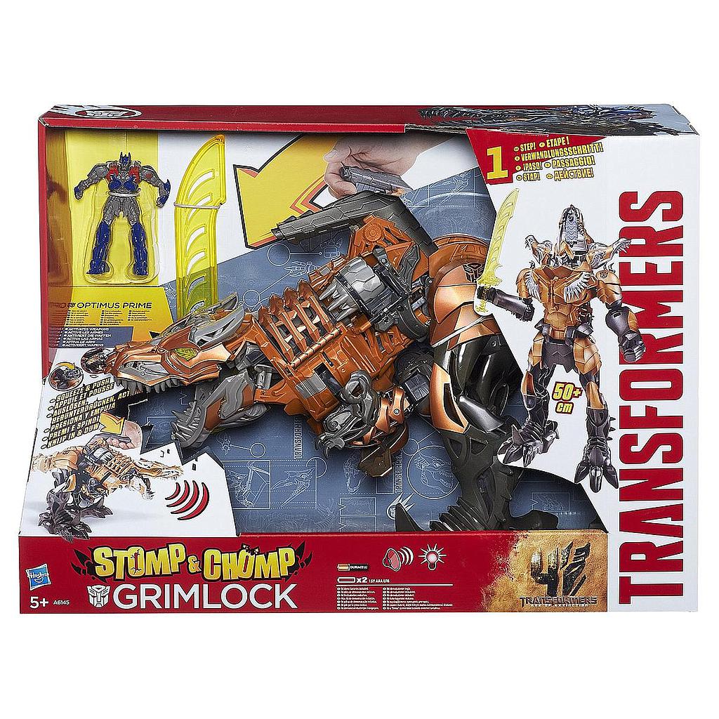 Trasformer stomp &amp; chomp grimlock one step