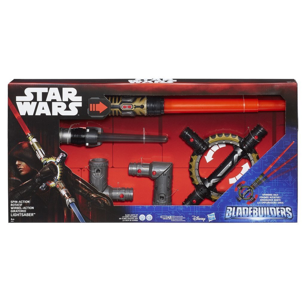 Spinning action lightsaber star wars