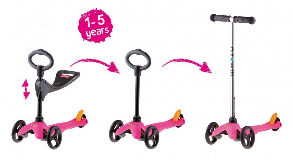 mini micro sporty 3in1 rosa