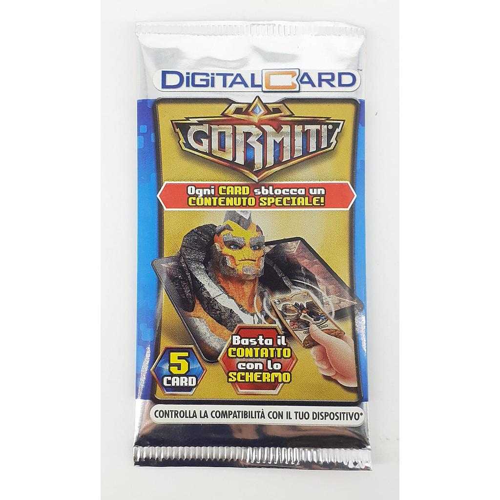 busta 5 carte touchcode digitalcard Gormiti