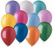 busta 100 palloncini 10&quot;metallizzati