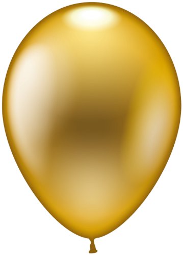 busta 100 palloncini 13&quot; oro