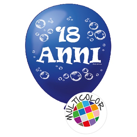 palloncini 18 anni colori ass.ti