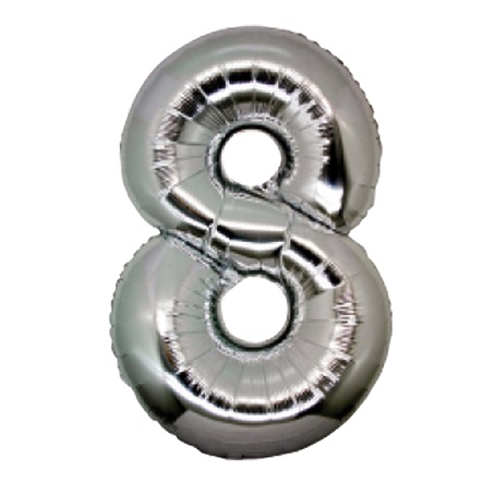 palloncino silver n.8