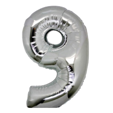 palloncino n.9 silver