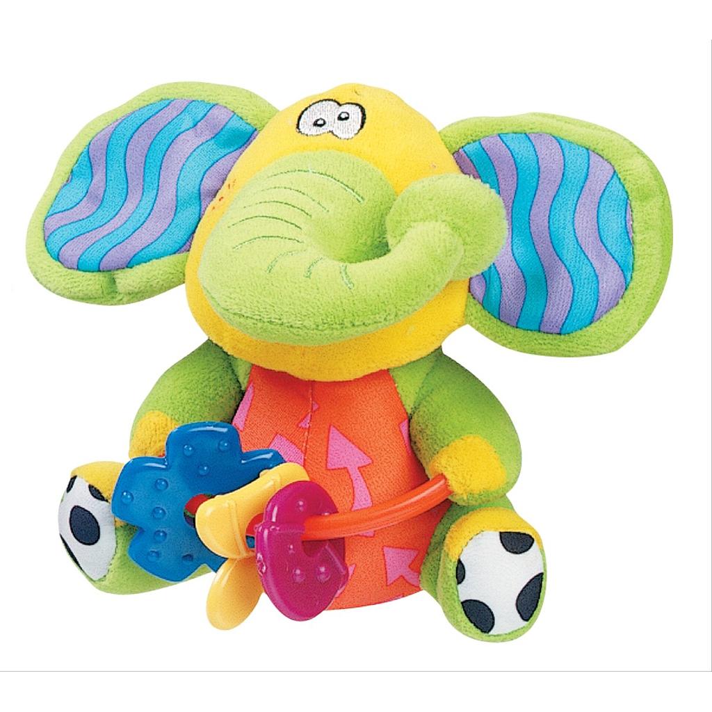 elefante con anelli dentizione