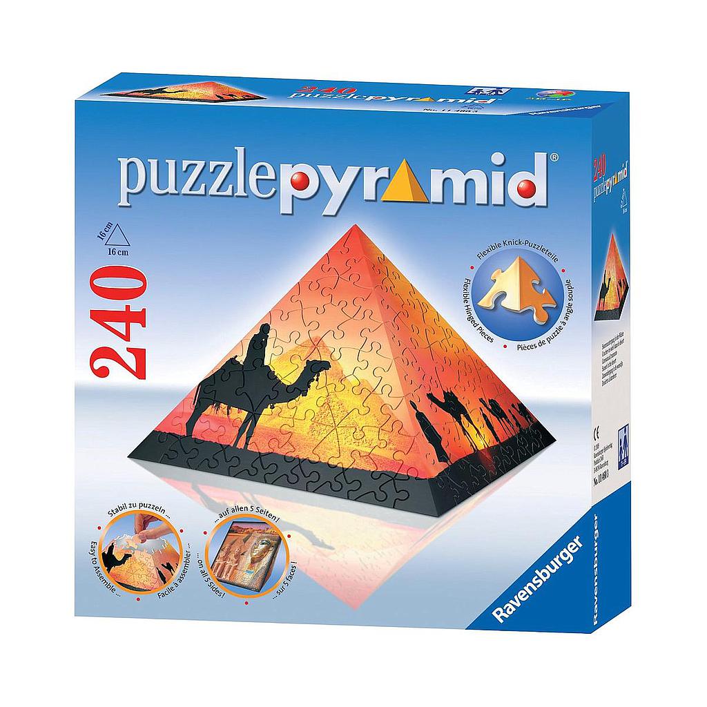 La carovana al tramonto puzzlepyramid 240 pezzi