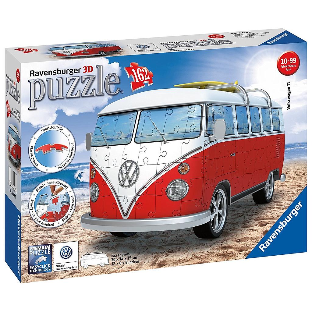 Pulmino Volkswagen puzzle 3D 162 pezzi 