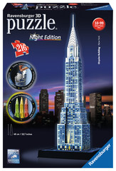 Chrysler Buiding night edition 3D 216pz