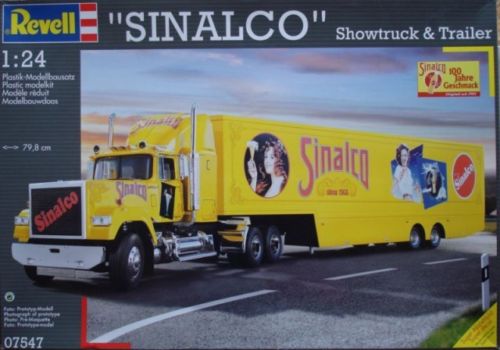 Camion sinalco showtruck  and trailer scala 1:24