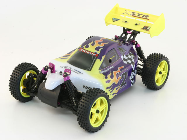 atomic purple auto rc 1/10 buggy
