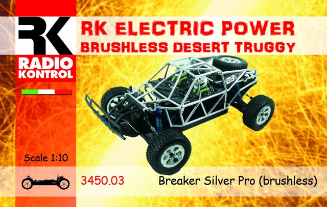 Breaker Silver Pro desert truggy brushless 1/10