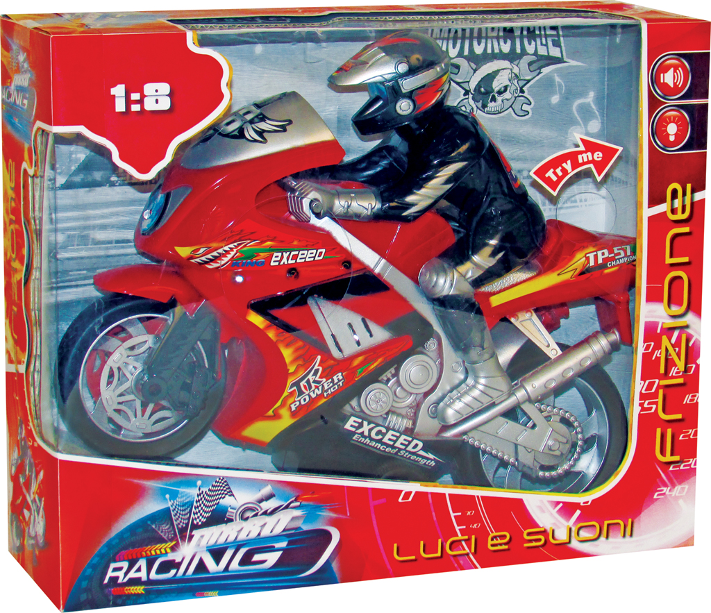 Moto con luci e suoni
