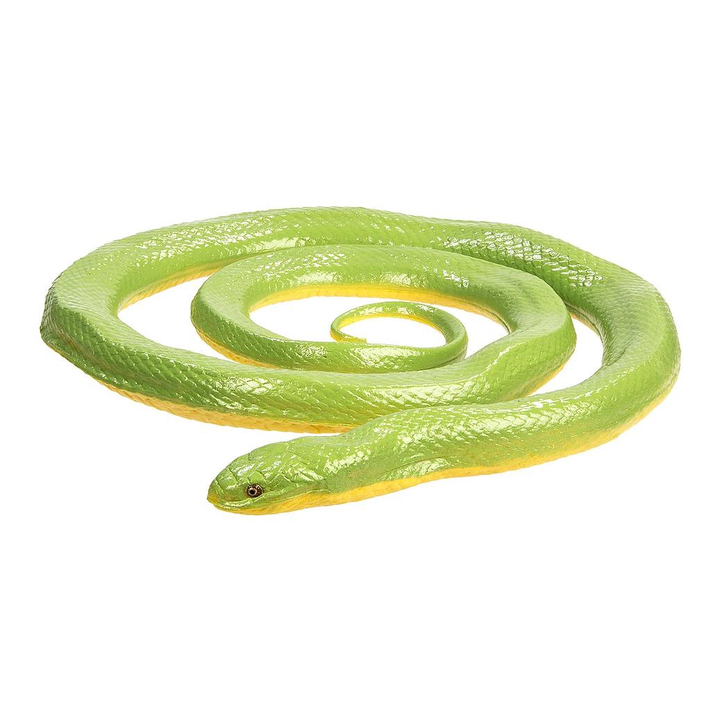 serpente verde grezzo