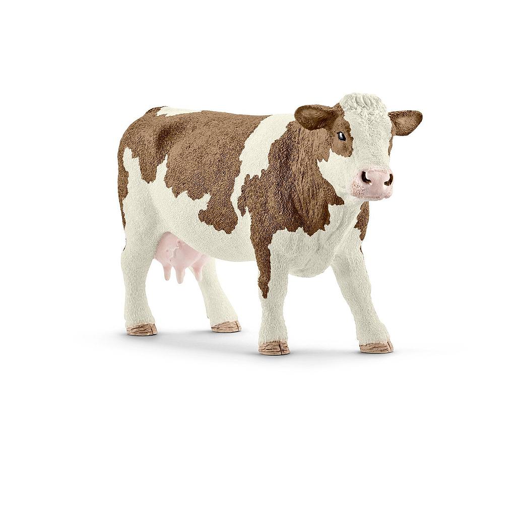mucca pezzata rossa