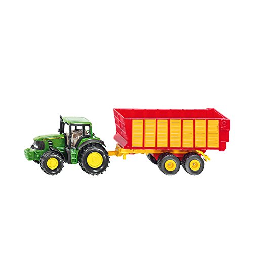 john deere con rimorchio