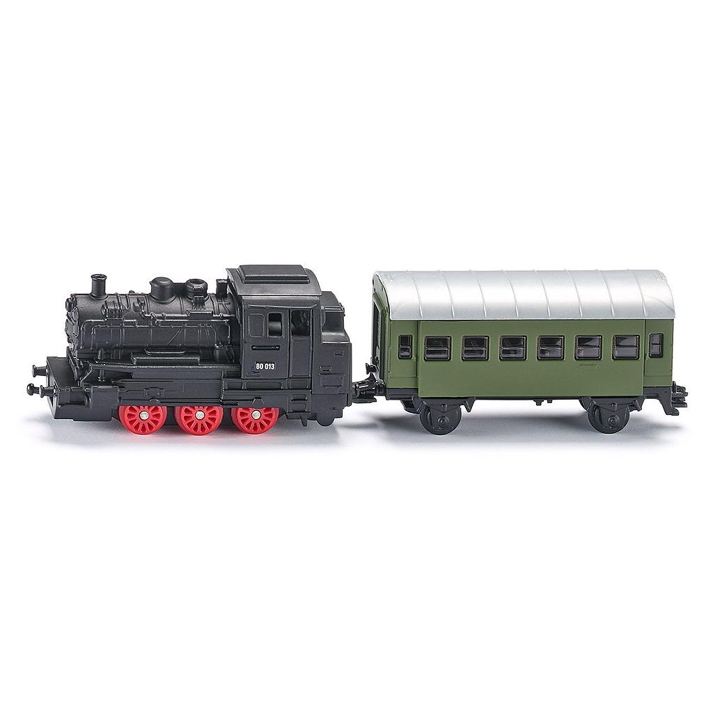locomotiva con vagone 1:120