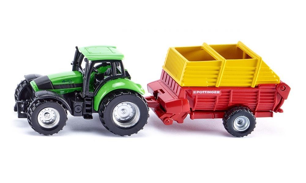 trattore con rimorchio pottinger
