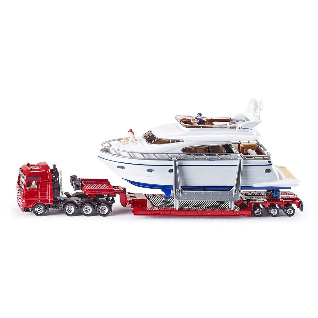 camion con yacht e rimorchio 1:87