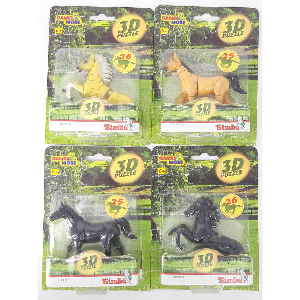 Cavallo puzzle 3D 25pz