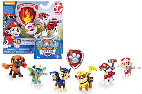paw patrol mini personaggi con trasformazione