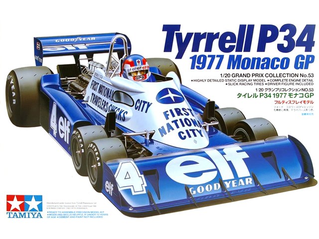 tyrrel p34 1977 monaco GP 1/20