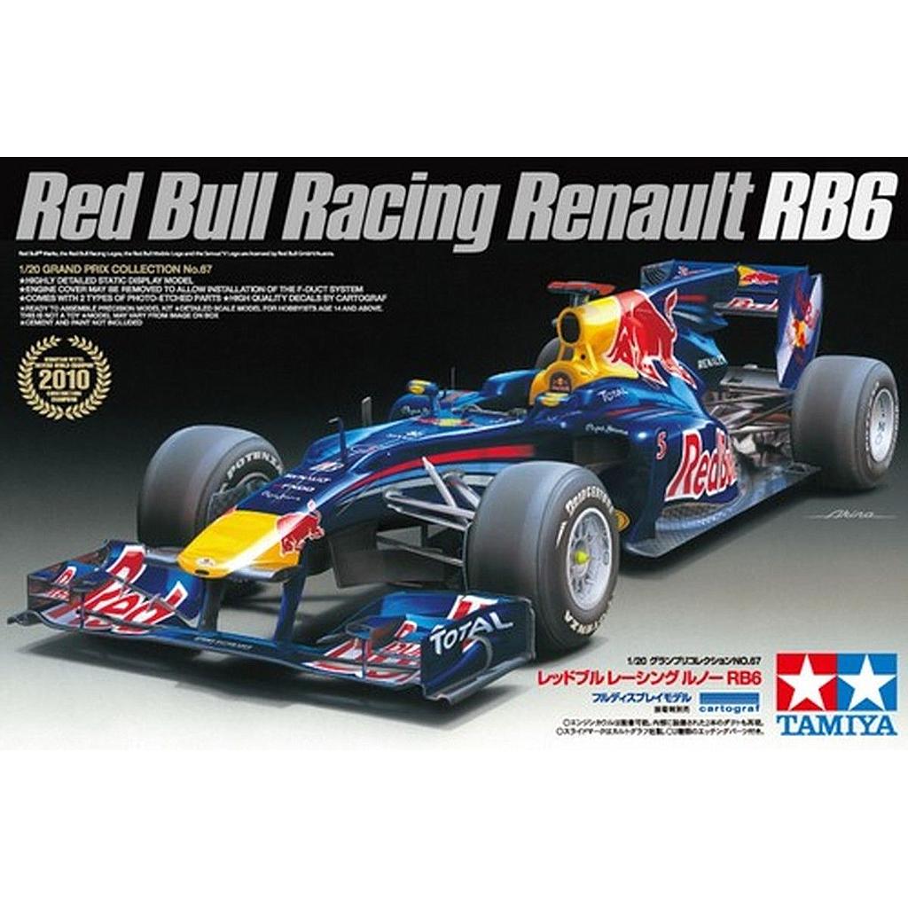 auto f.1 red bull racing renault rb6 scala 1/20