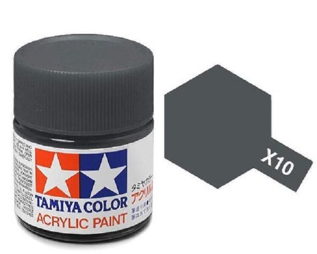 colore acrilico mini X-10 gun metal