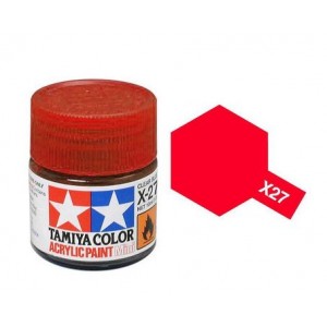 colore acrilico mini X-27 clear red