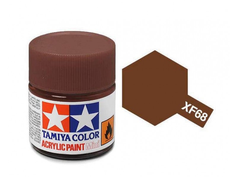 colore acrilico mini XF-68 nato brown