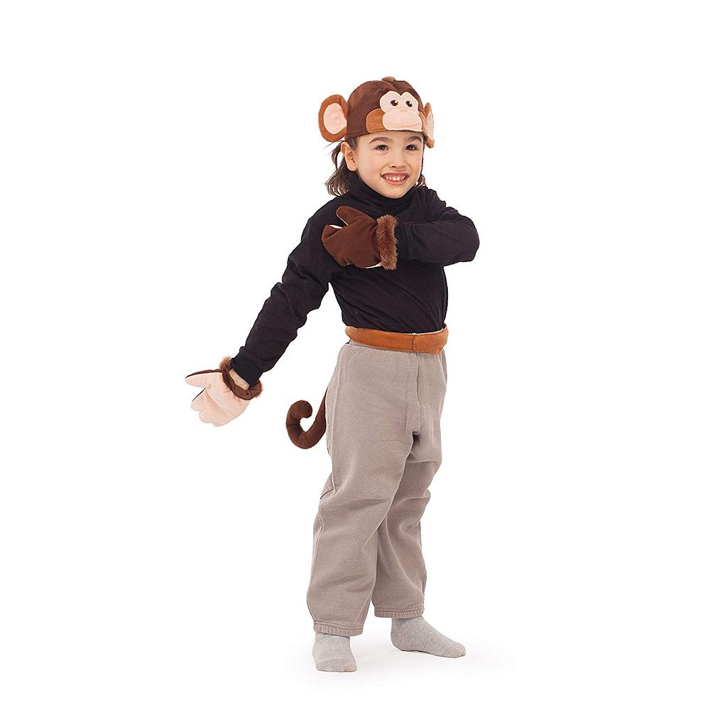 set scimmia in peluche trudi