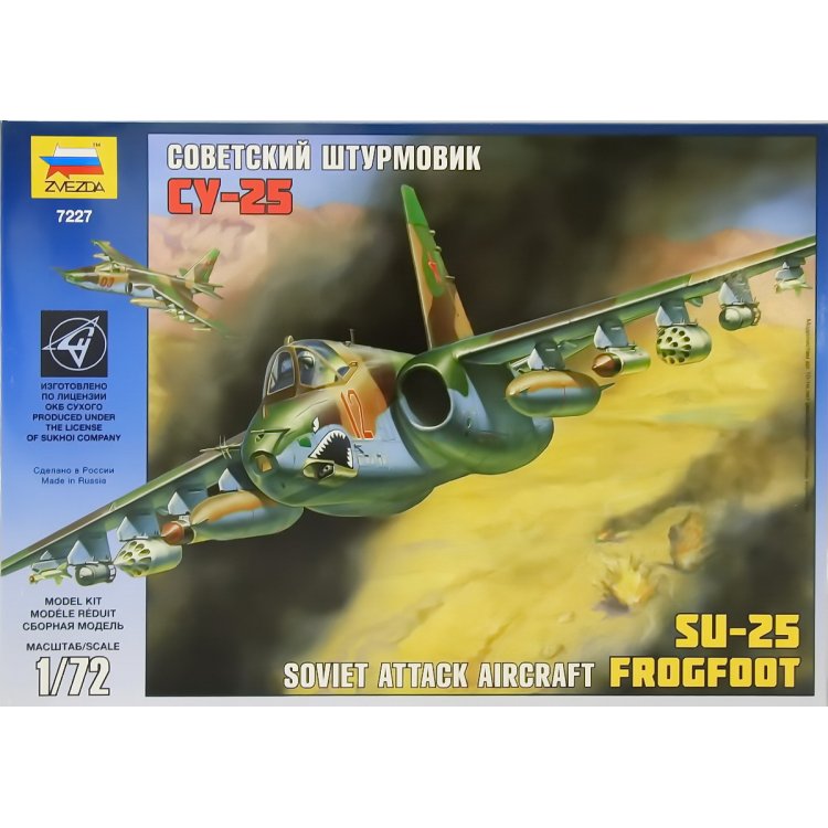 Sukhoi SU-25 Frogfoot - scala 1/72
