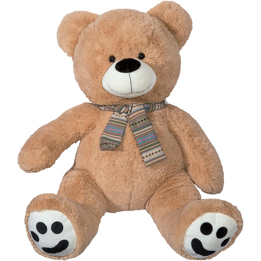 Orso con sciarpa 110 cm